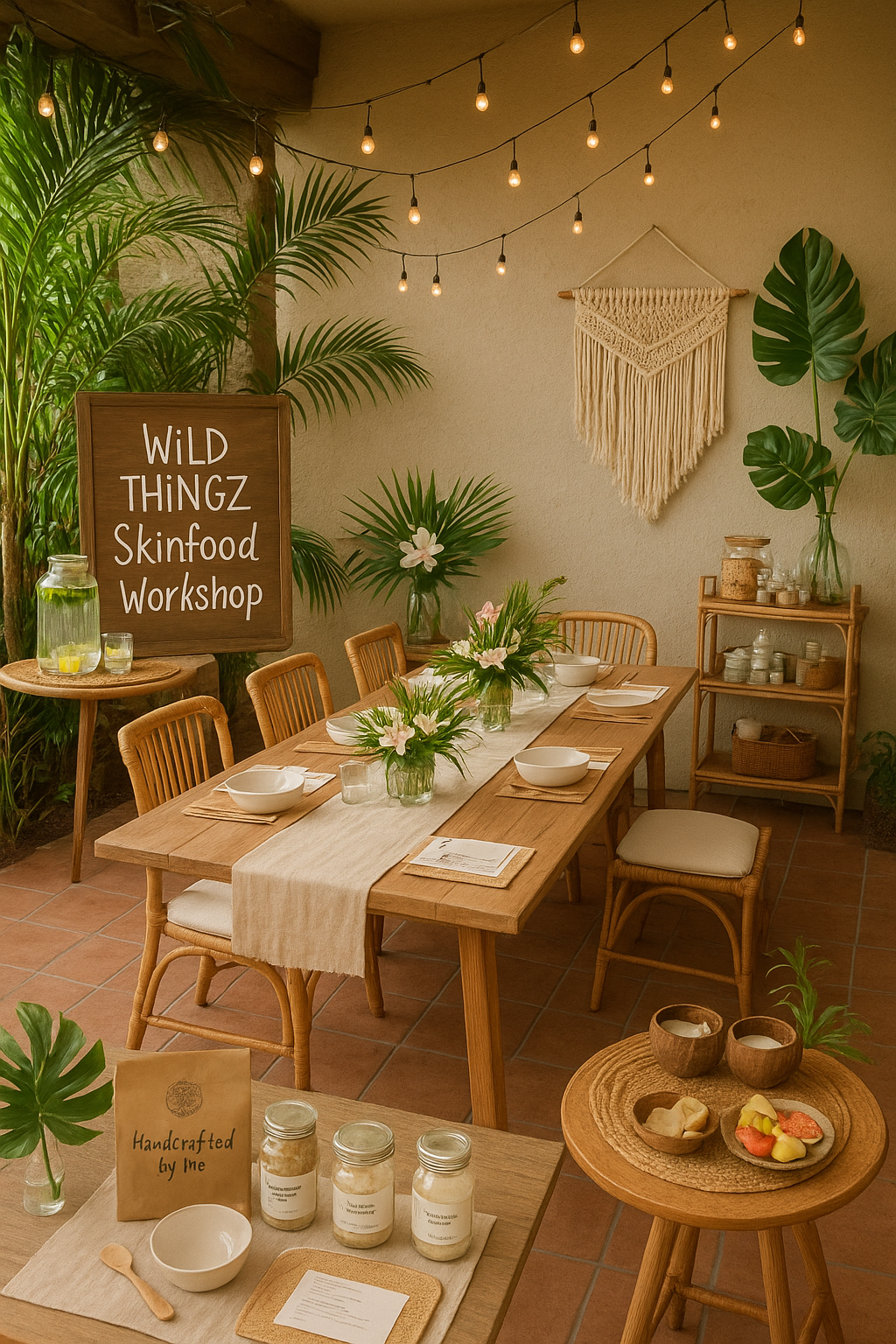 Craft Your Glow: Wild Thingz Skinfood Island Experience 🌿