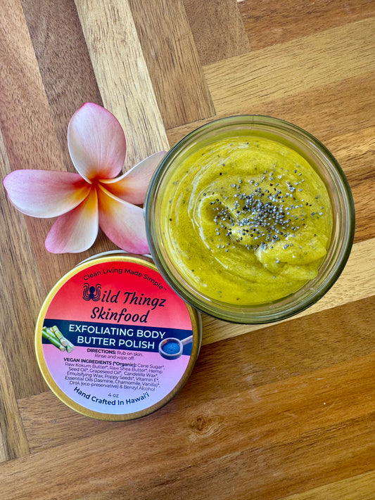 Exfoliating Moisturizing Body Butter Polish Scrub