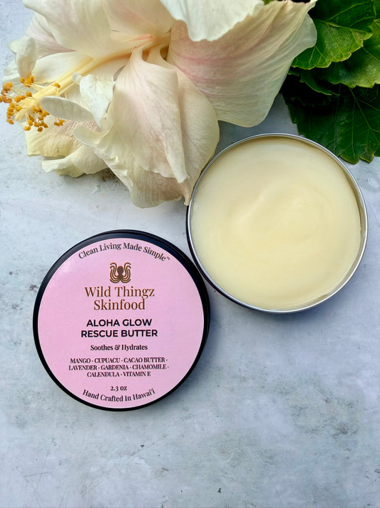 Aloha Glow Rescue Butter All-Over Body • After-Sun Care • Winter Skin Relief