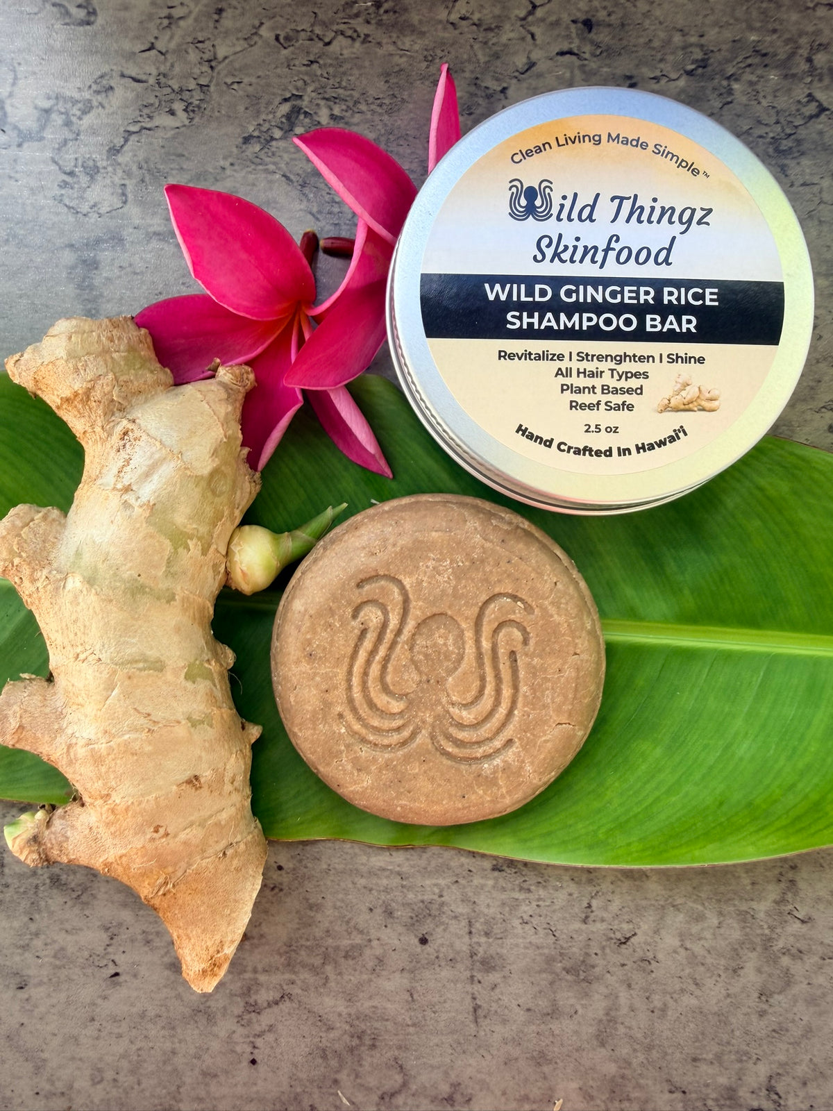 Wild Ginger Rice Shampoo Bars
