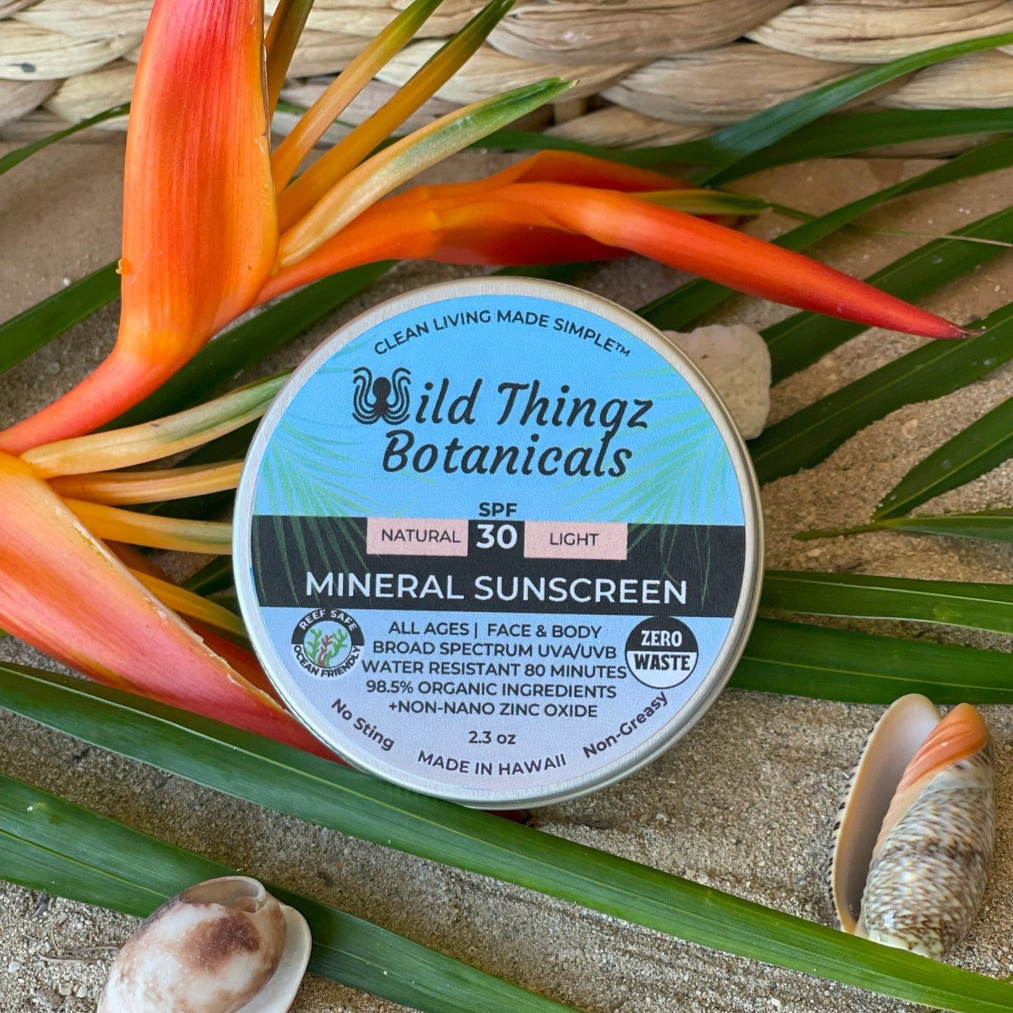 Mineral Sunscreen (Face/Body) Tin
