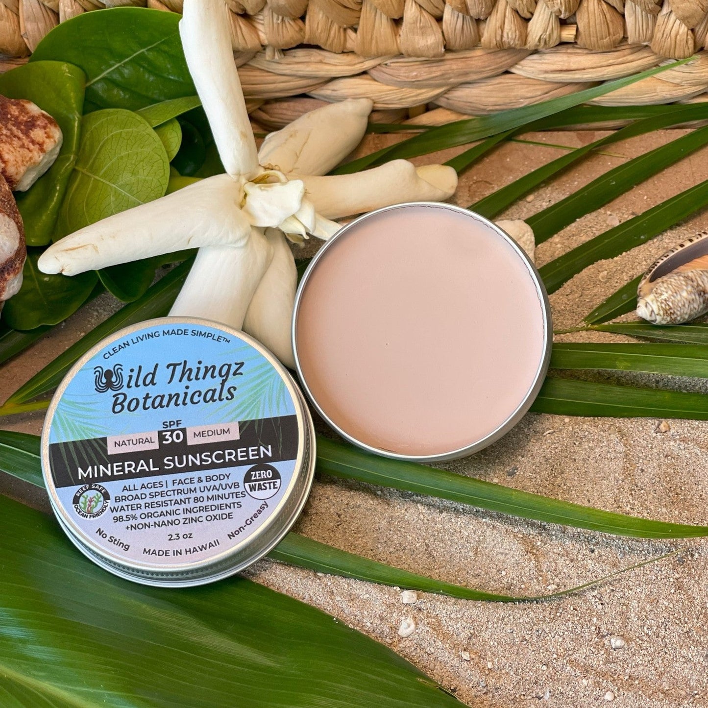 Mineral Sunscreen (Face/Body) Tin
