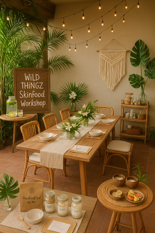 Craft Your Glow: Wild Thingz Skinfood Island Experience 🌿