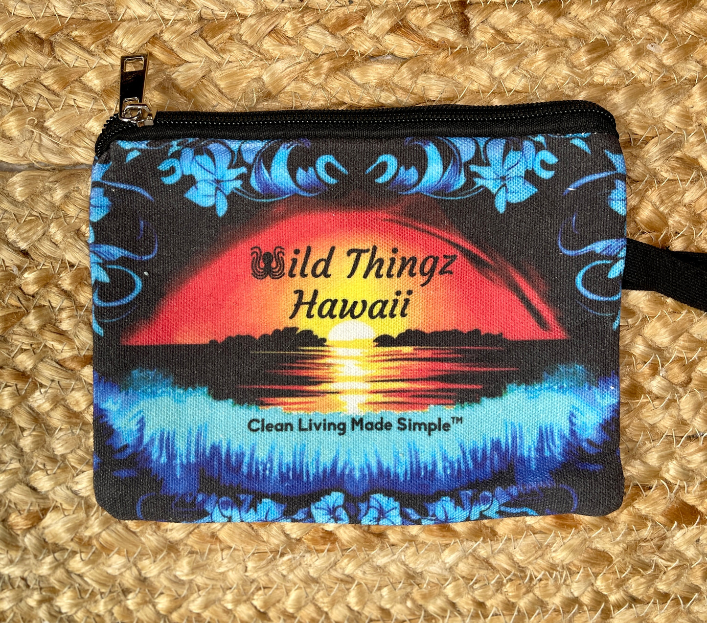 Wild Thingz Hawaii Reusable Small Canvas Pouch